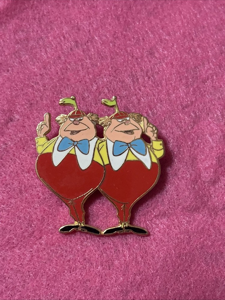 Disney 2002 Alice in Wonderland Tweedle Dee and Dum Collectible Pin