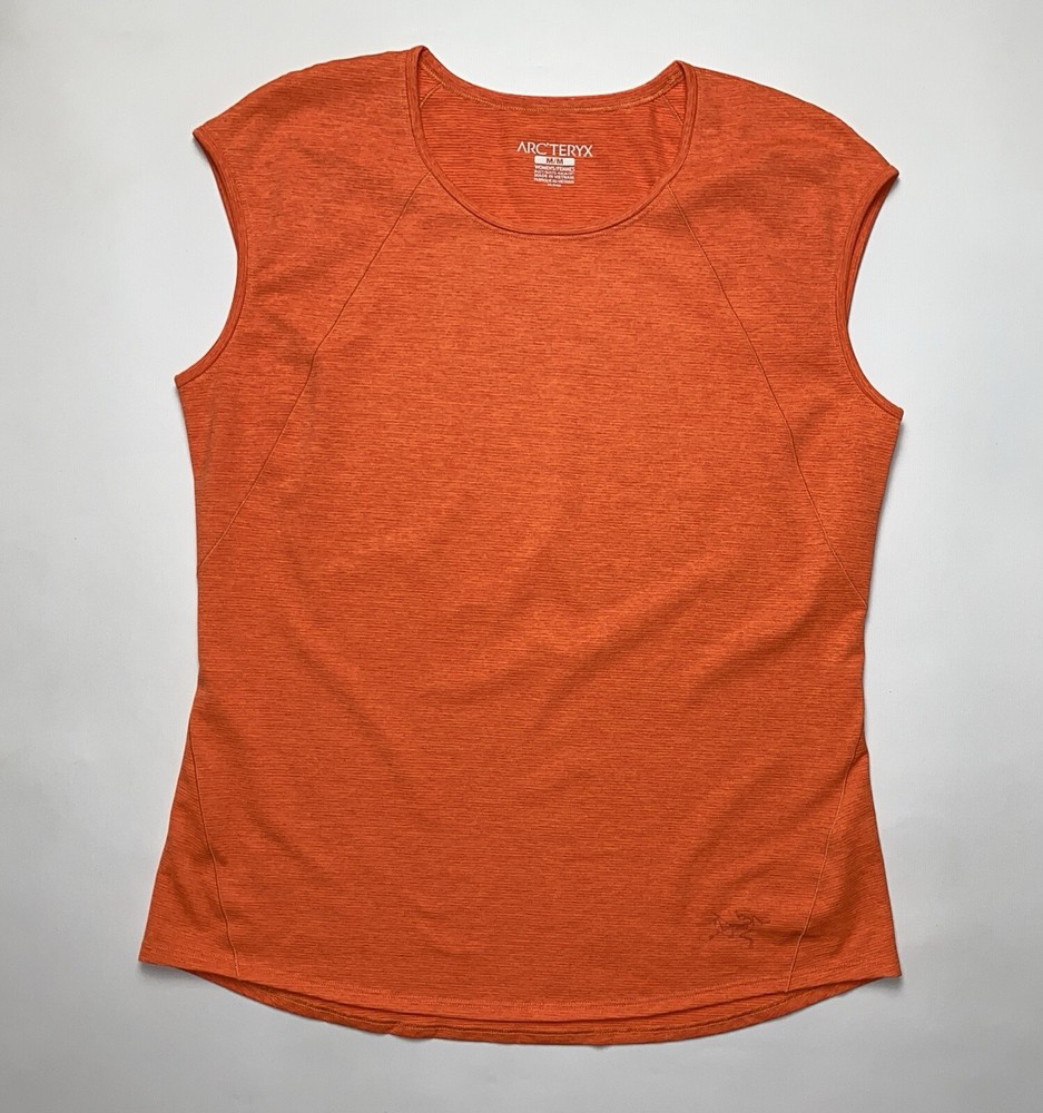 Arcteryx Kadem Womens Orange Short Sleeve T-Shirt Size M