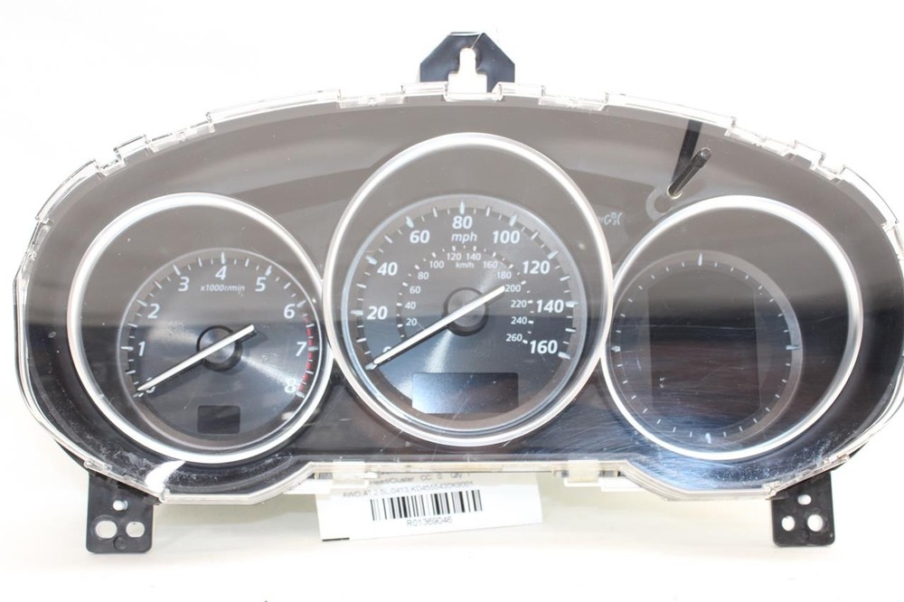 Used Speedometer Gauge fits: 2014 Mazda CX-5 cluster MPH AT ID KR30-55-471A thru