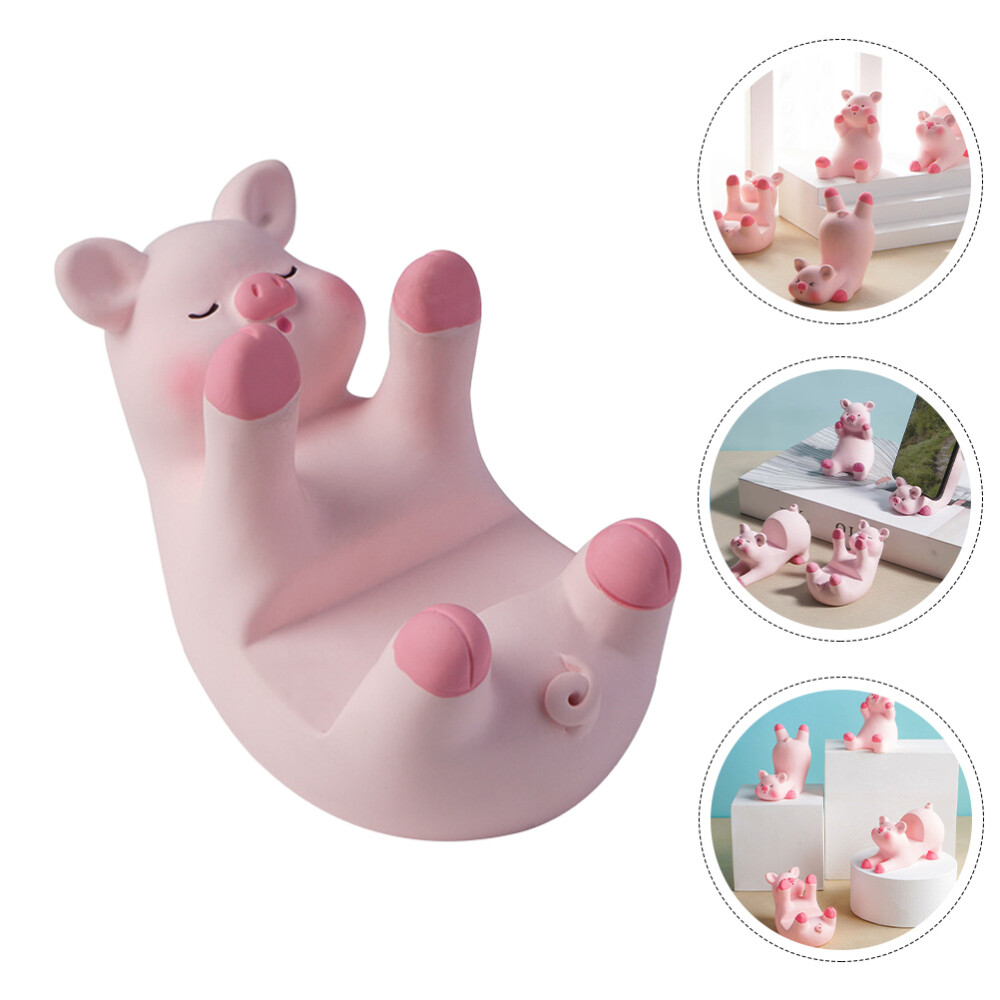 Adjustable Piggy Phone Stand for Home or Office Decoration