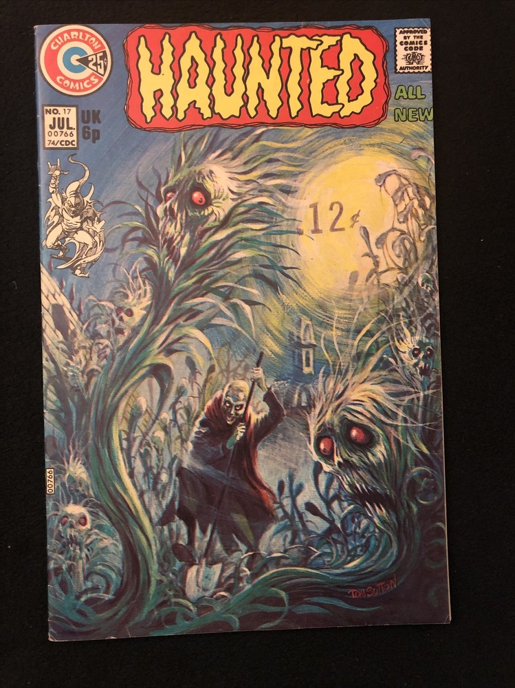 HAUNTED 17 7.0 CHARLTON 1974 MANUFACTURED WITHOUT A LOWER STAPLE DG