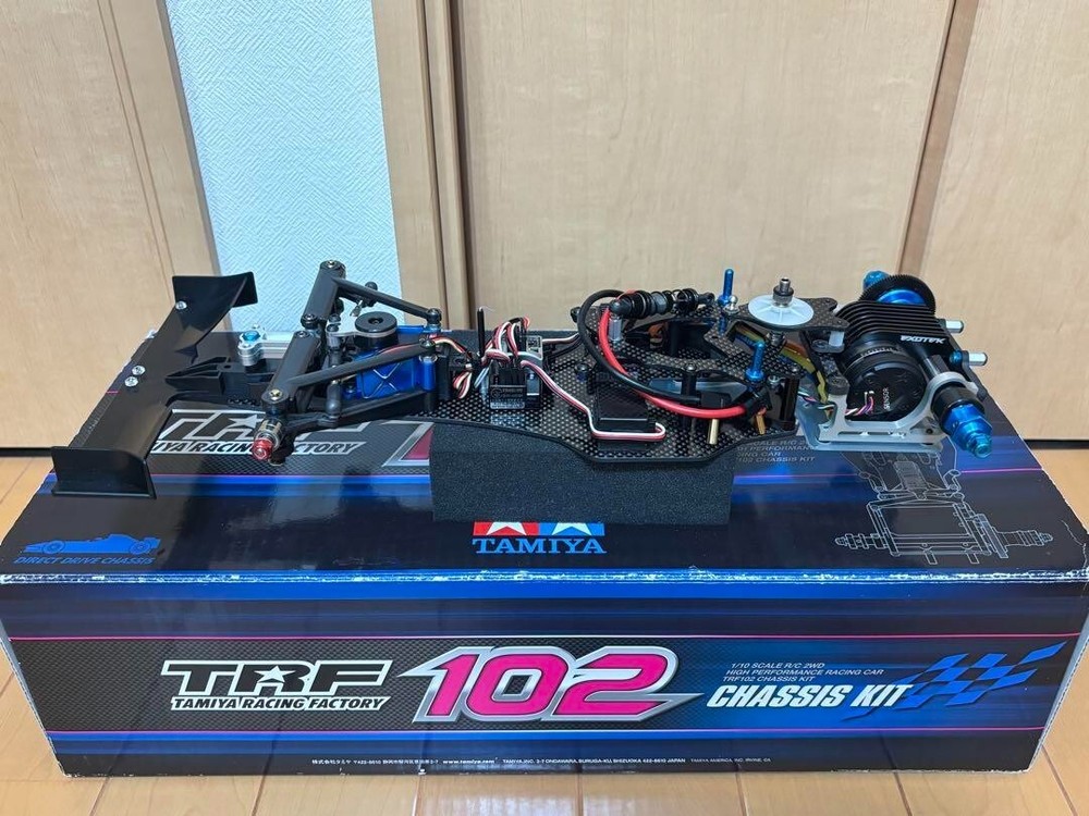 Tamiya TRF102 Partly Assembled RC F1 Set with Optional Parts