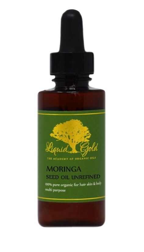 2 oz UNREFINED MORINGA OIL 100% PURE ORGANIC COLD PRESSED ALL NATURAL ANTI-AGING