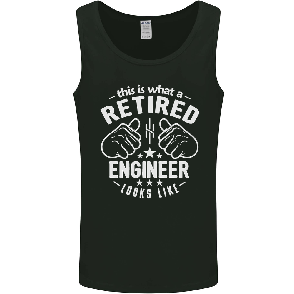 This Is What a Retired Engineer Looks Like Mens Vest Tank Top