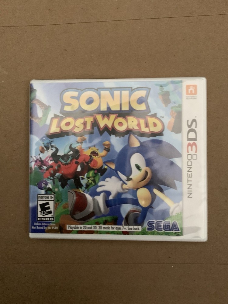 Sonic Lost World (Nintendo 3DS, 2013)