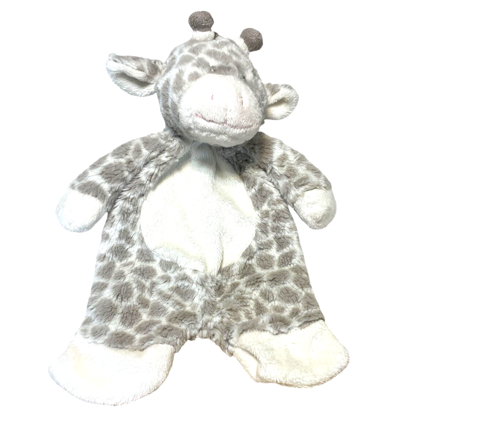 Ganz Baby Jamie Giraffe Flat-A Pat lovey plush gray/white soft security