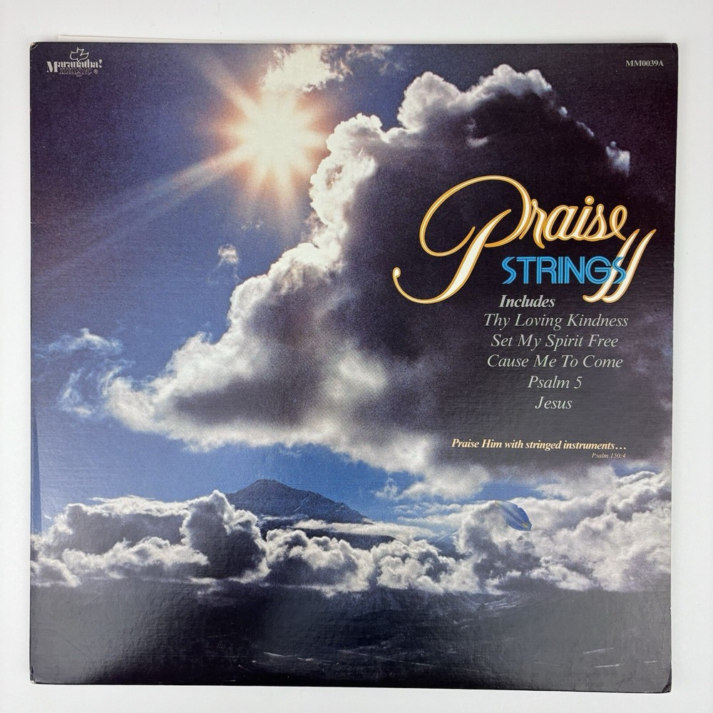 Praise Strings II LP 1978 Maranatha Christian Worship Music Album