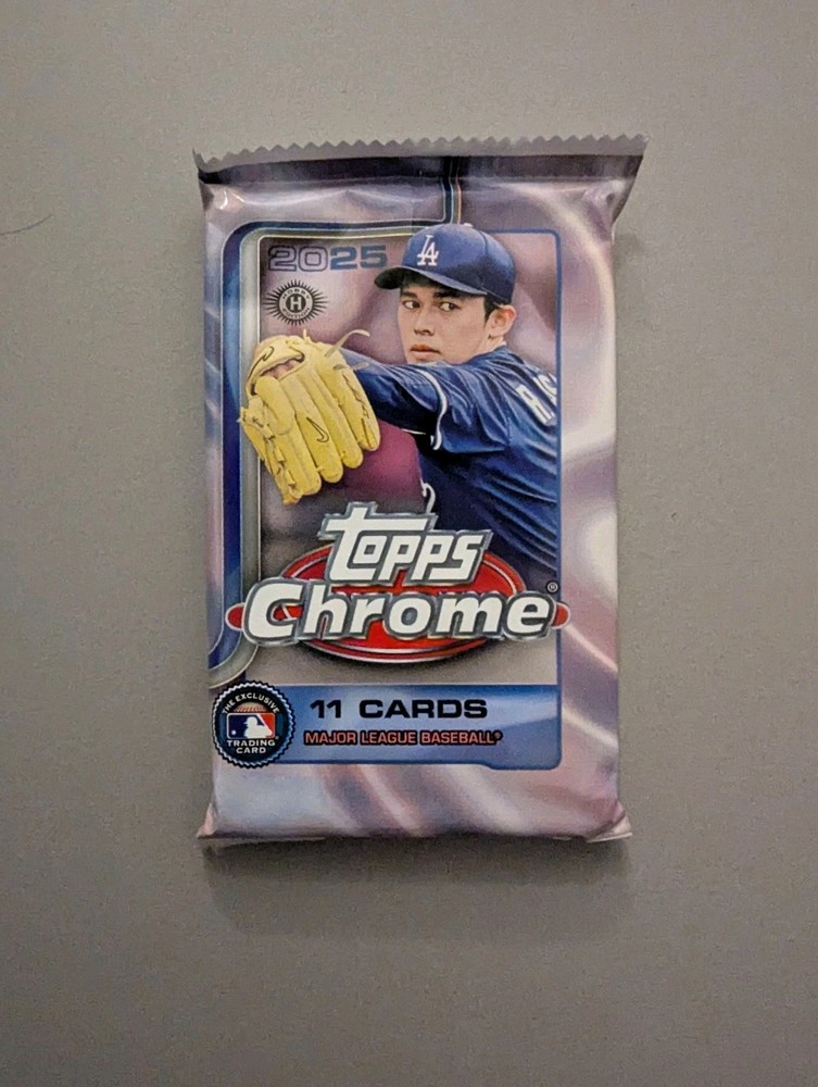 NEW - 2025 Topps Chrome Baseball Jumbo Hobby Box Pack - FREE SHIPPING