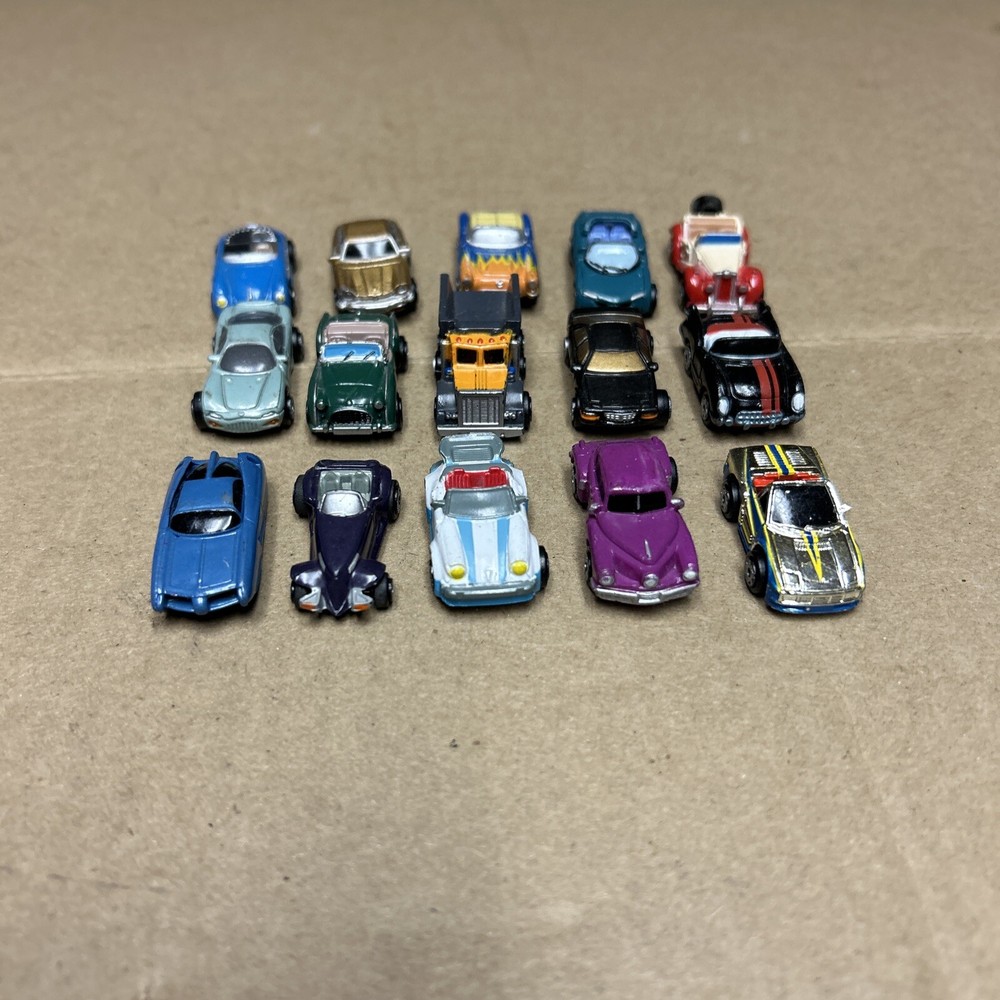 Vintage Micro Machines Lot of 15 Toy Cars Rare