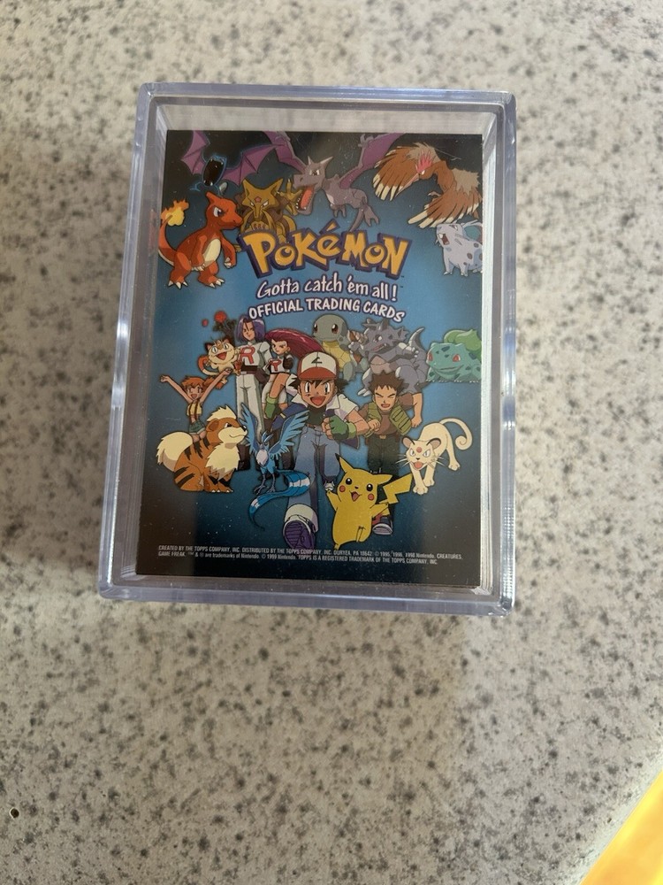 Topps Pokémon TV Animation Edition Series 1, 1st Print Full Set Non Holo