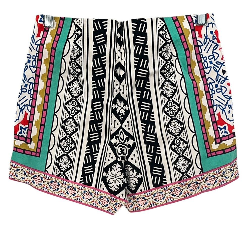 Flying Tomato Boho Tribal Aztec Print Shorts Women Small Festival Summer Y2K