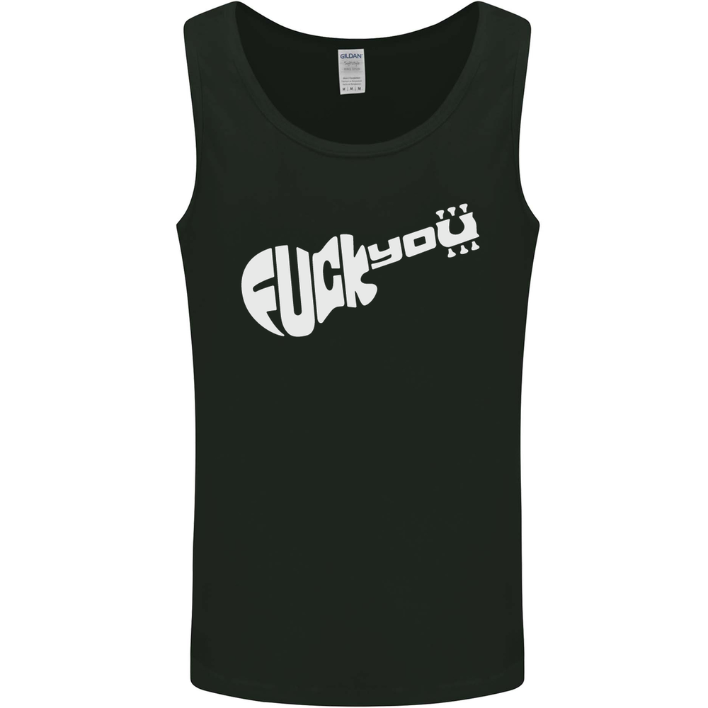 Offensive Guitar Acoustic Electric Bass Mens Vest Tank Top