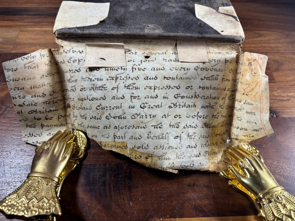 KJV Pocket Bible, Red-Ruled, W/ Complete 76 Plate Antwerp Engravings, C. 1635