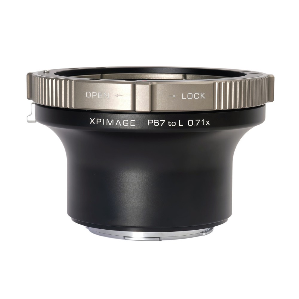 XPIMAGE 0.71X Speed Booster Mount Adapter for Pentax 67 lens to Leica L camera
