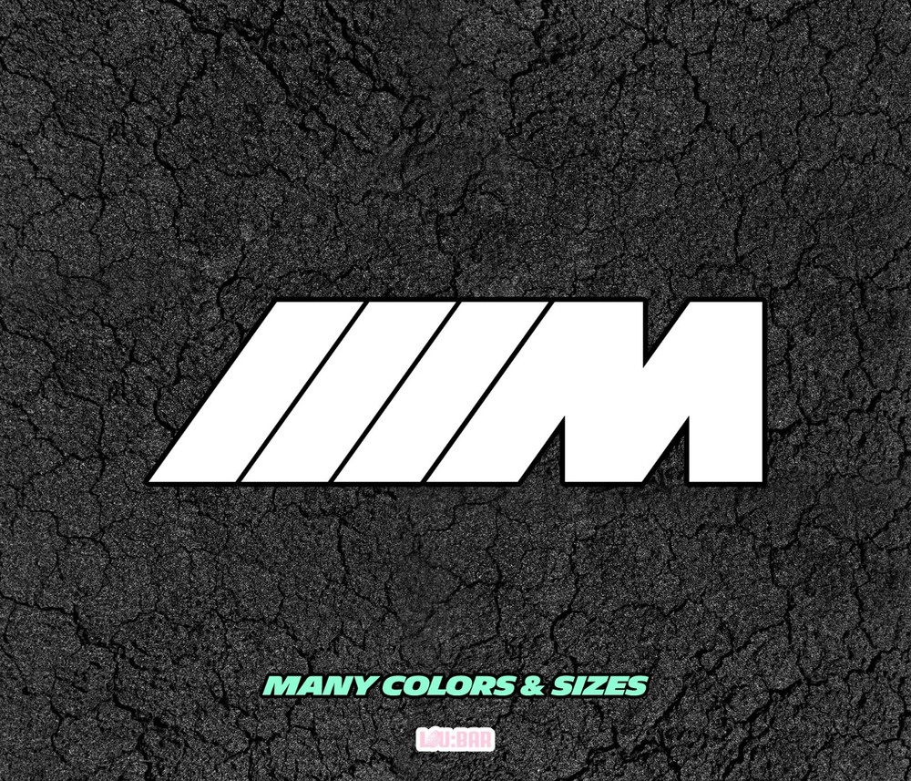 BMW M Motorsport Decal Sticker - Various Sizes and Colors