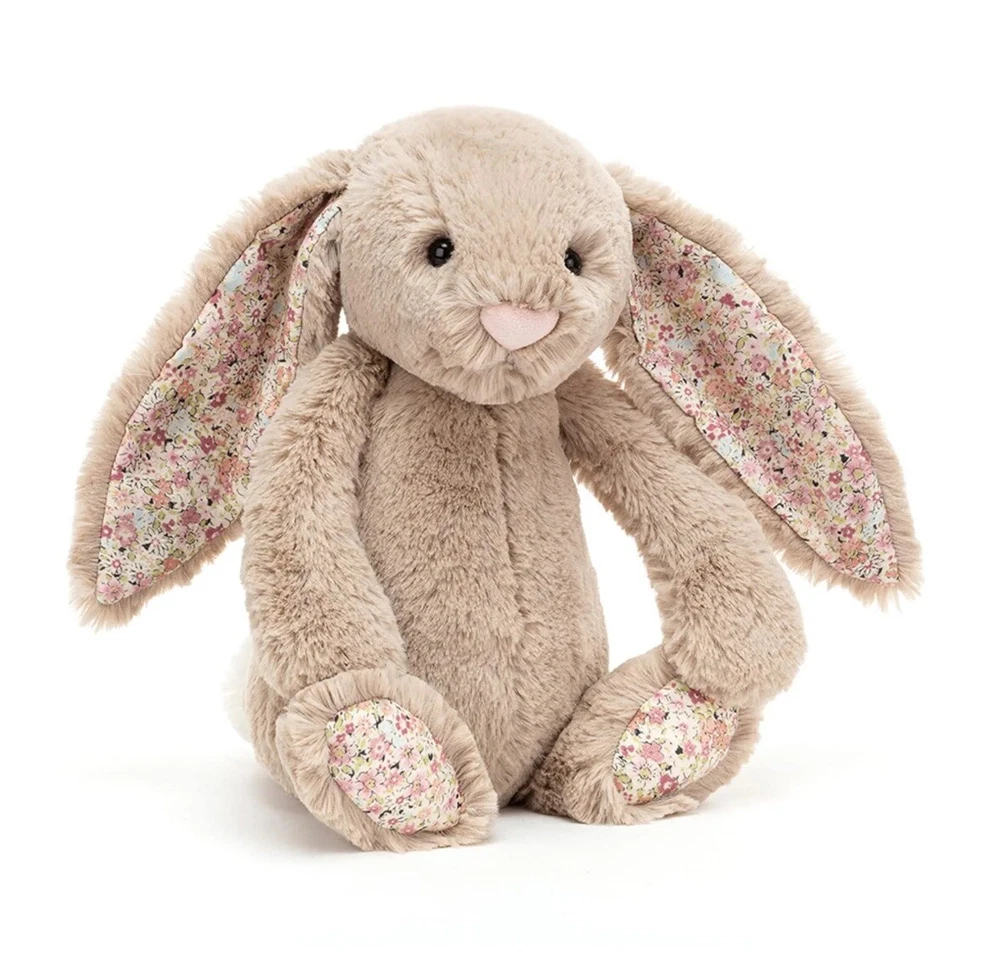 Jellycat Blossom Bee Beige Bunny Plush Toy Msize 31cm/12.2in BLN3BB From Japan
