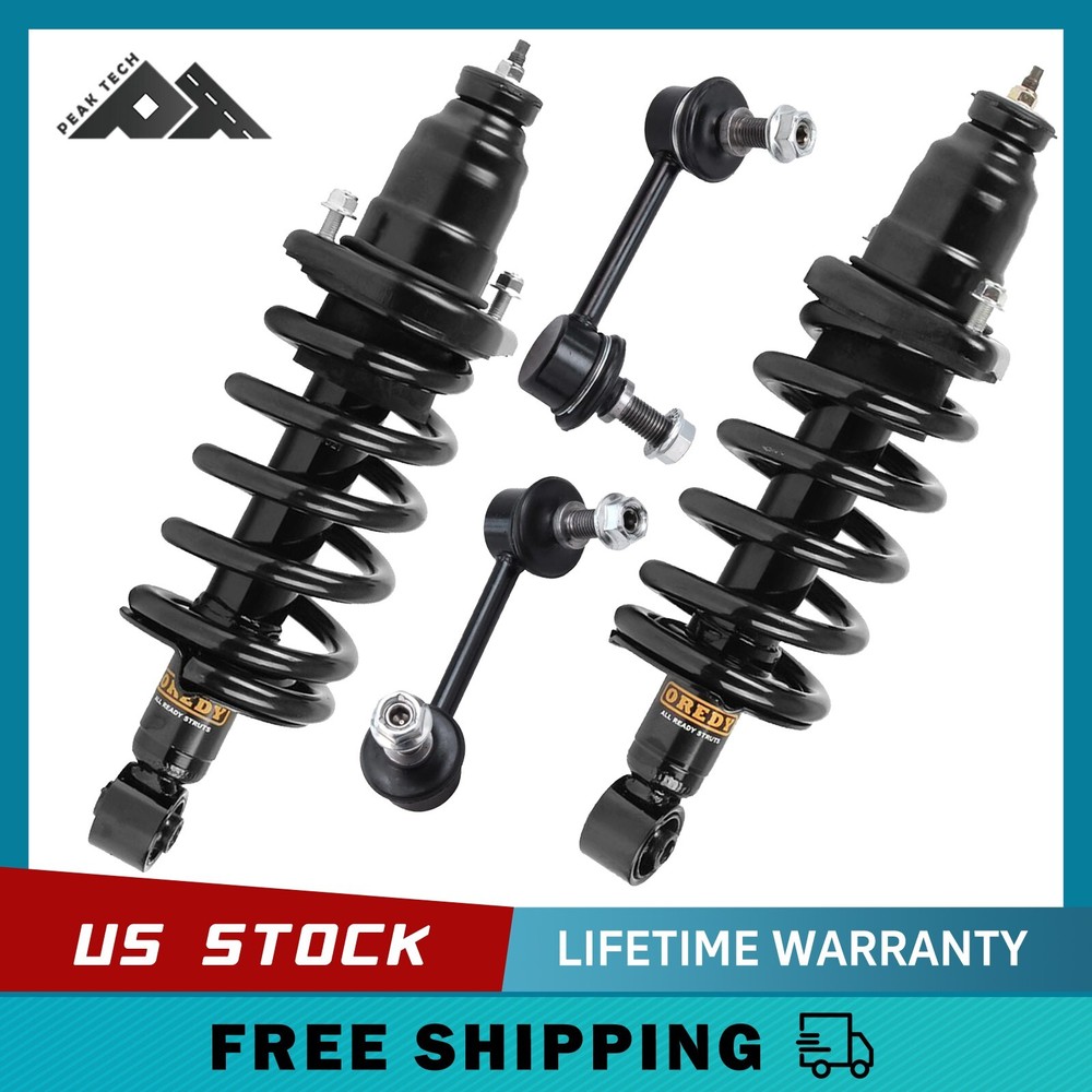 2+2 Rear Struts + Sway Bar Links for 2003-2011 Honda Element Specific Submodels