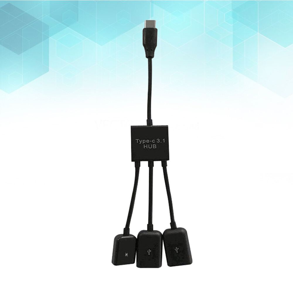 3-in-1 USB Hub Adapter with Multi Charging Cable & Flash Drive