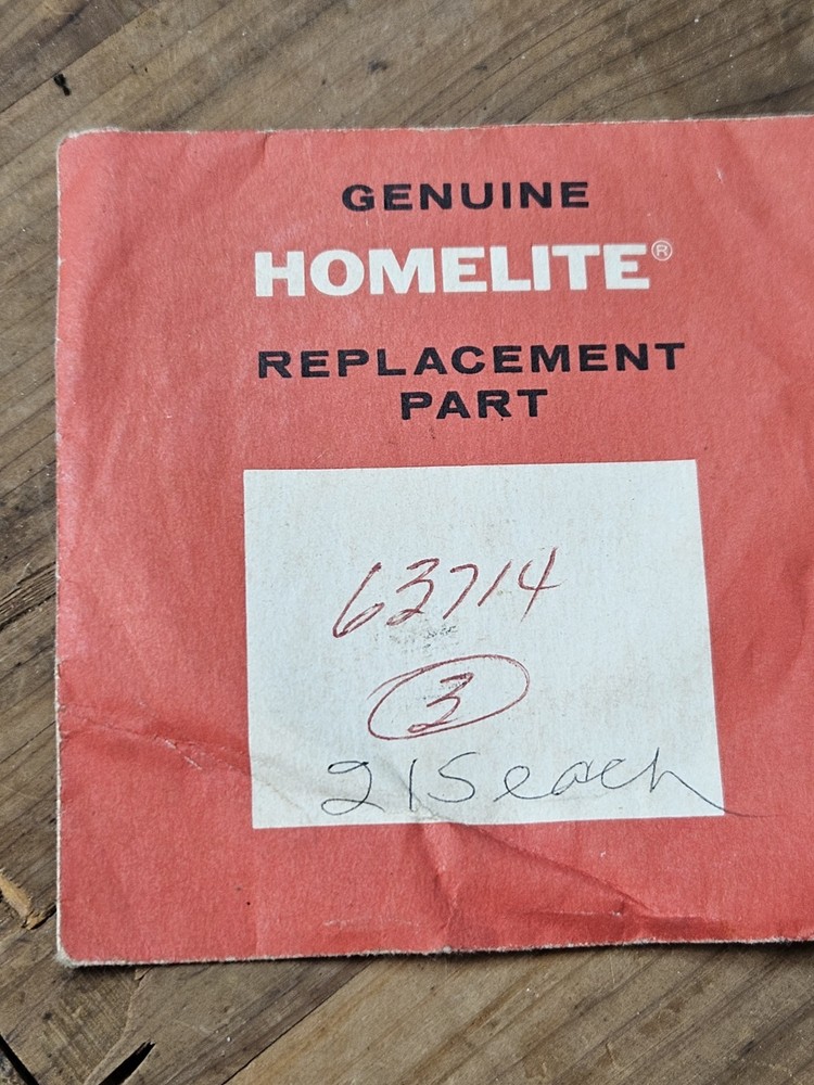 Homelite Outer Recoil Spring Shield Part 63714 Set of 2 New Old Stock