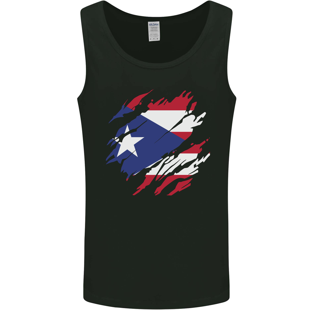 Torn Flag Pitcairn Islands Mens Vest Tank Top