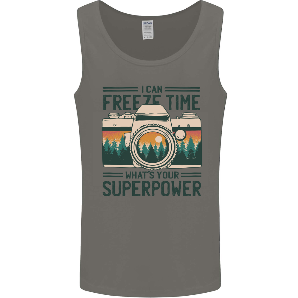 Freeze Time Photography Photographer Mens Vest Tank Top