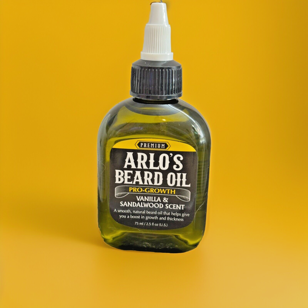Arlo's Pro Growth Beard Oil Vanilla Sandalwood 2.5 Fl. Oz