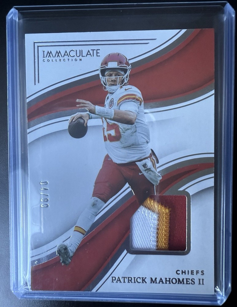 2023 Immaculate Patrick Mahomes Patch /99 Kansas City Chiefs