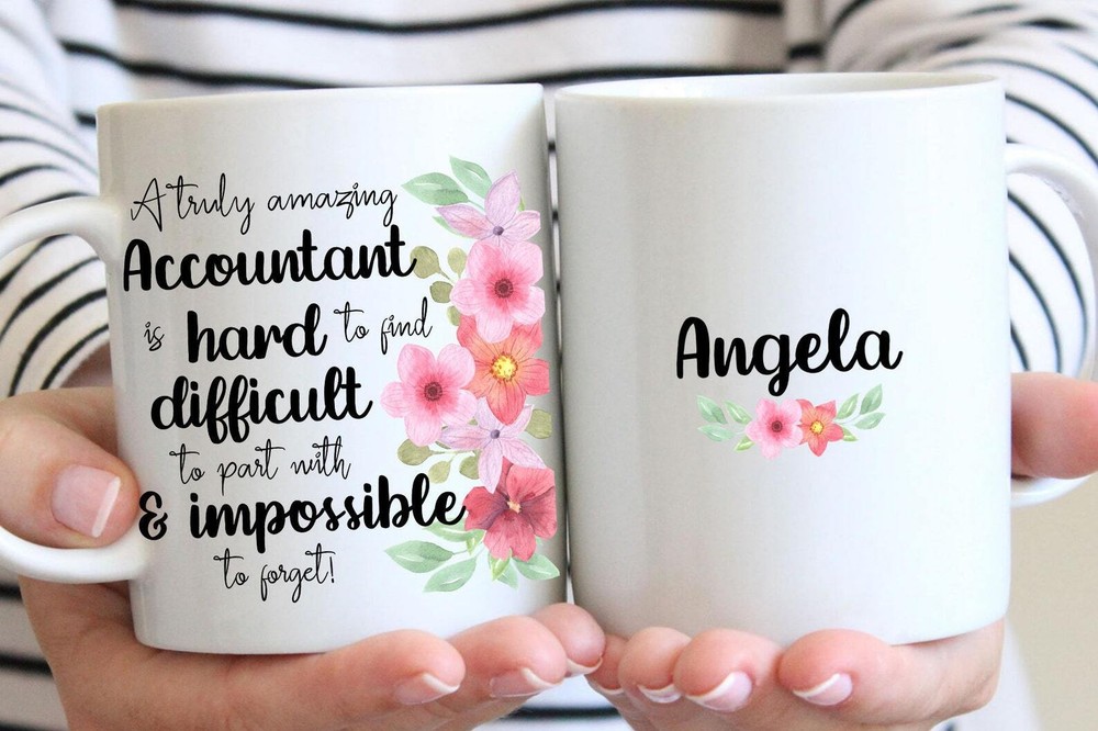 Personalized Accountant Gift Mug Thank You Gift Appreciation Gift Christmas Gift