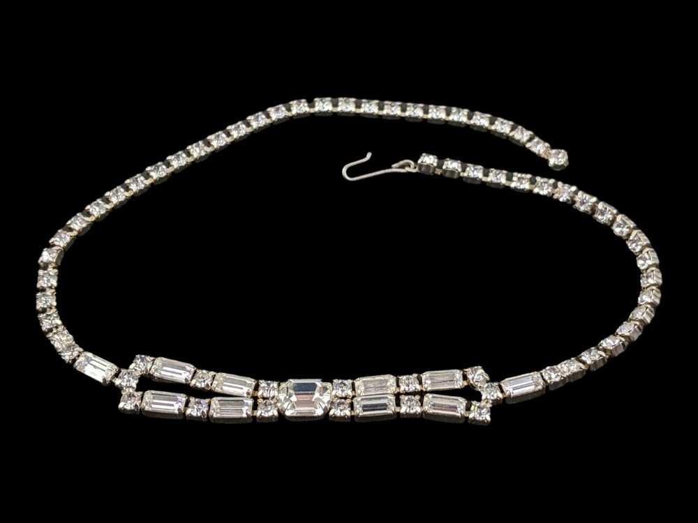 Sparkling Crystal Rhinestone Vintage Collar Choker Necklace High Quality