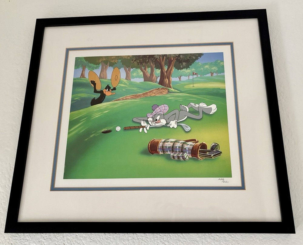 Bogey the Bunny Limited Edition Giclee Print 226/250 by Clampett Studio
