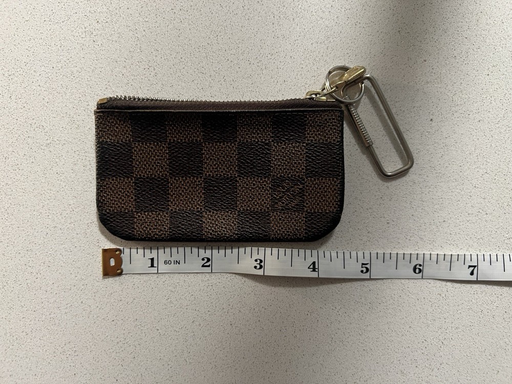 Rare Louis Vuitton Monogram Key Cles Pouch Keychain Coin Holder