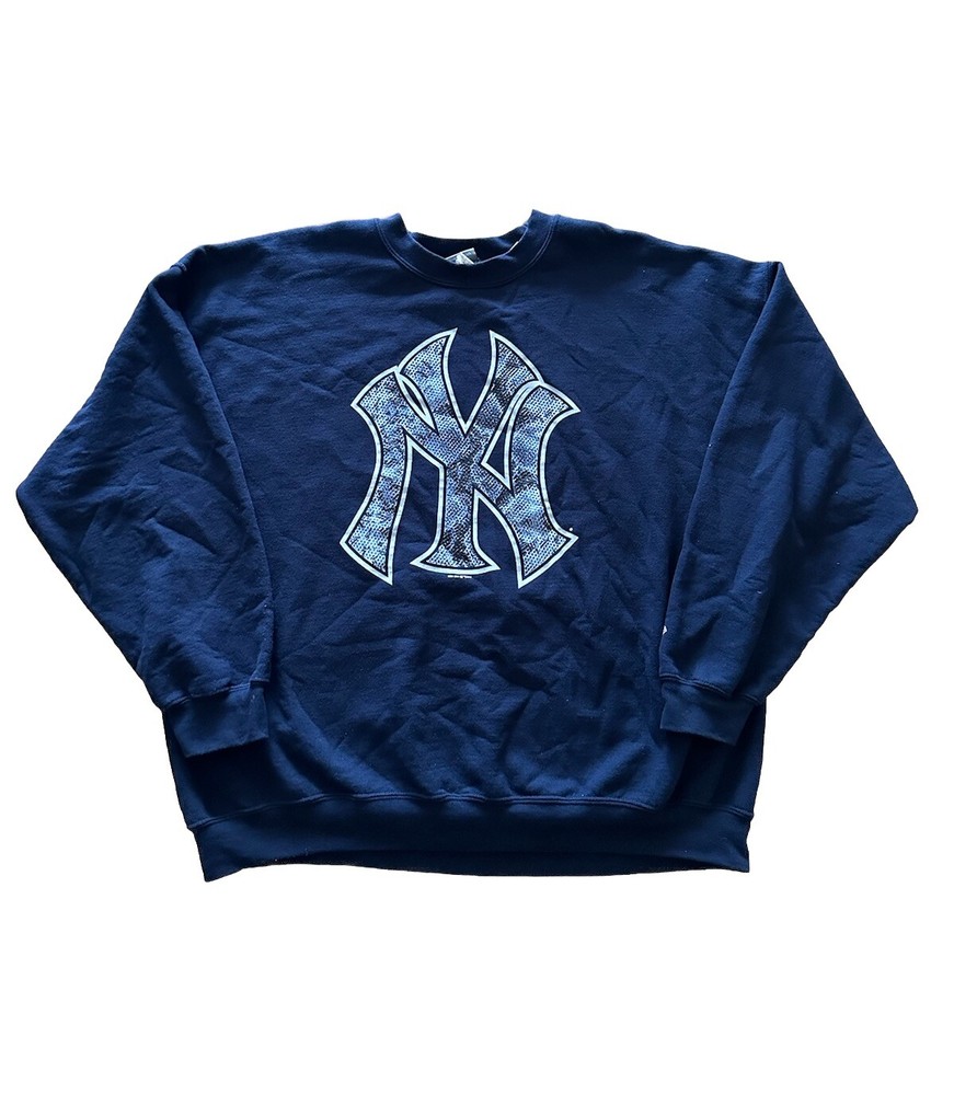 New Era x New York Yankees MLB Crewneck Sweatshirt Mens Size XXL Snakeskin Logo
