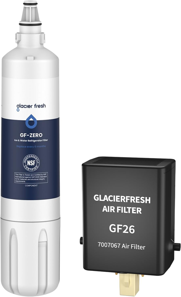 GLACIER FRESH 4204490 Water Filter & 7007067 Air Purifier Combo Pack