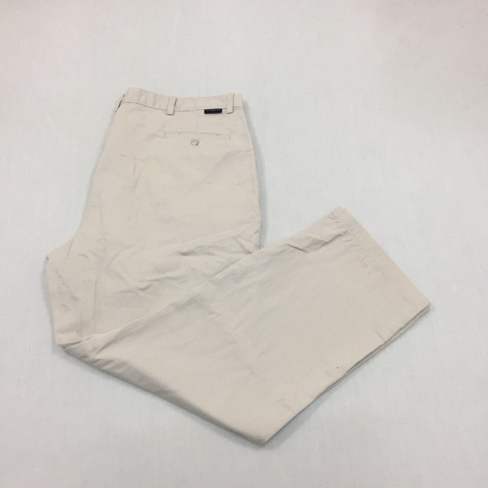 Dockers Chino Trousers Cotton Pants Straight Fit Mens Size 42W 30L Beige