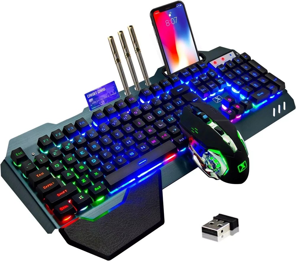 XINMENG K680 Wireless RGB Gaming Keyboard and Mouse Combo Rechargeable