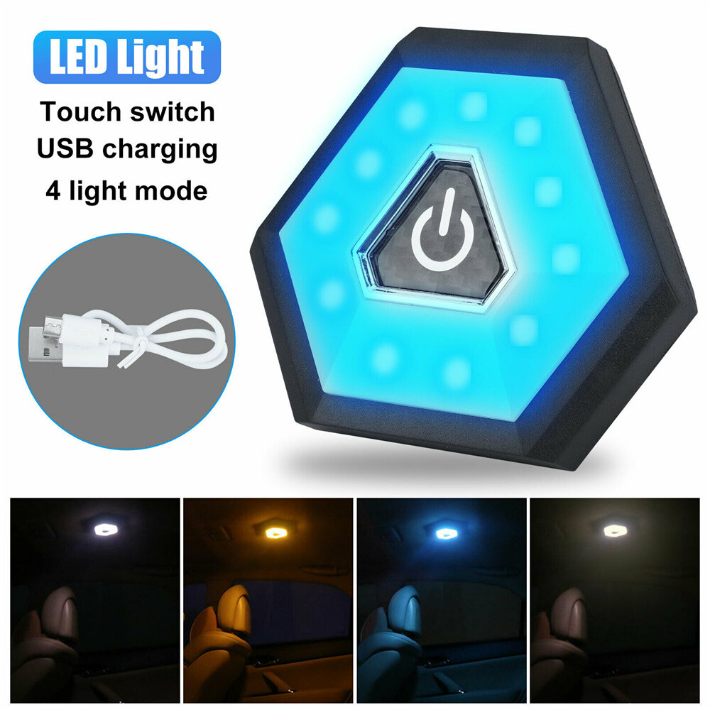 Car Interior LED Reading Light Auto USB Charging Roof Magnet Auto Day Light