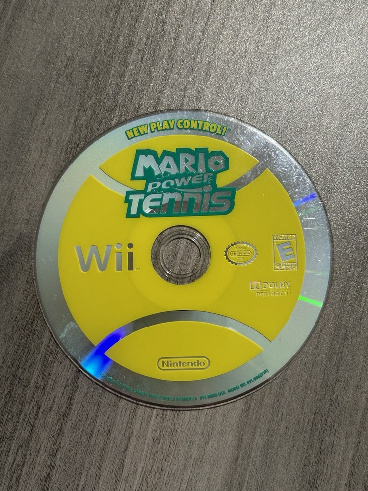 Mario Power Tennis (Nintendo Wii, 2009) Disc Only