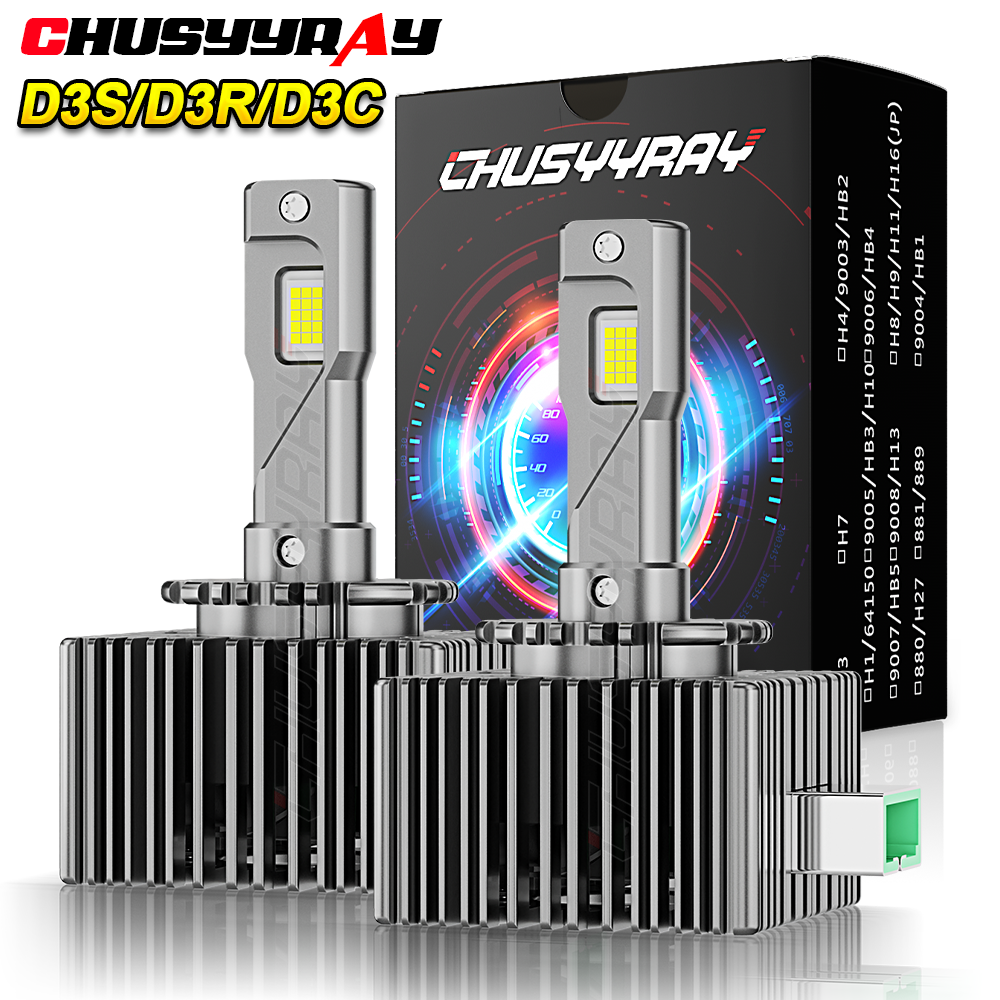 NEW 6000K D3S D3R DS3 LED Xenon Headlight Replacement Bulbs Super Bright