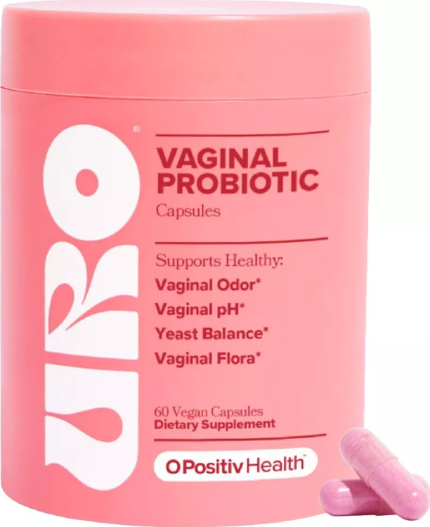 URO Vaginal Probiotics Women pH Balance with Prebiotics & Lactobacillus