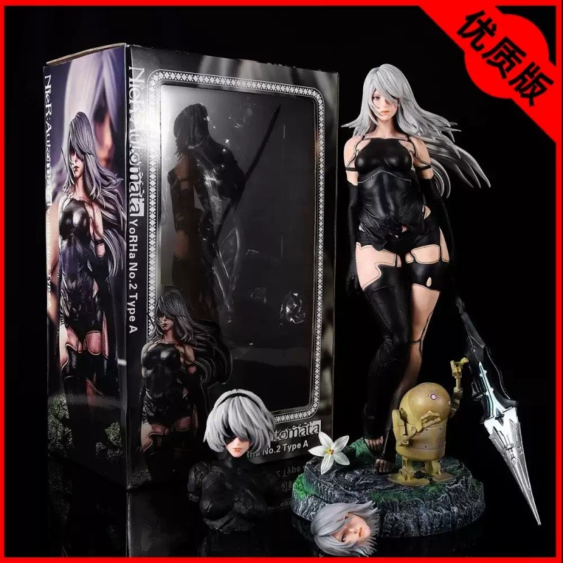 50cm Anime NieR: Automata YoRHa Type A No.2 Figure Model Toy Collection Gift New