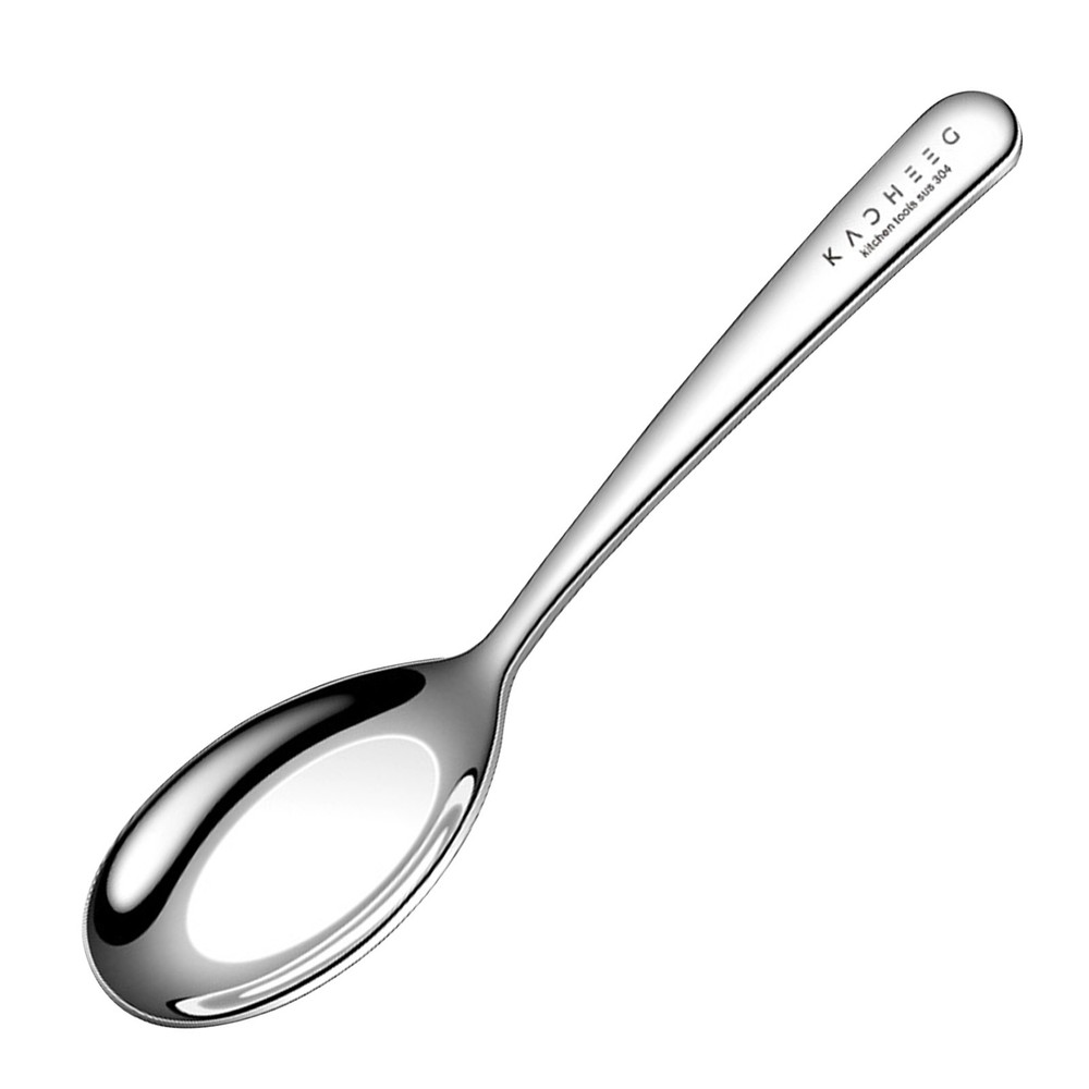 Table Spoons Silverware Round Head Stainless Steel Spoons Silverware Tableware