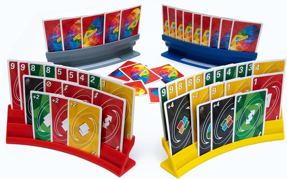 Card Holders for Playing Cards - 4 Pack Playing Card Holder for Kids and Adults,