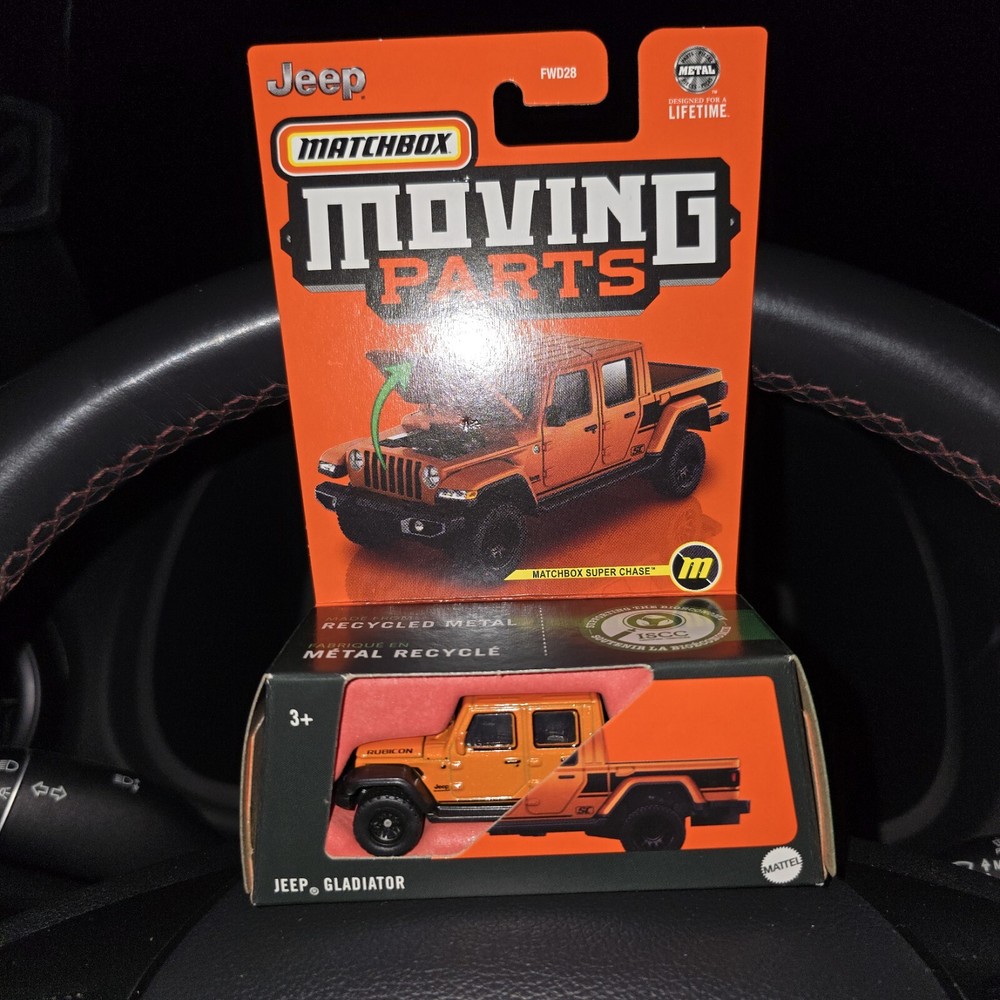 2024 MATCHBOX MOVING PARTS JEEP GLADIATOR MATCHBOX SUPER CHASE 1/64 SCALE MODEL