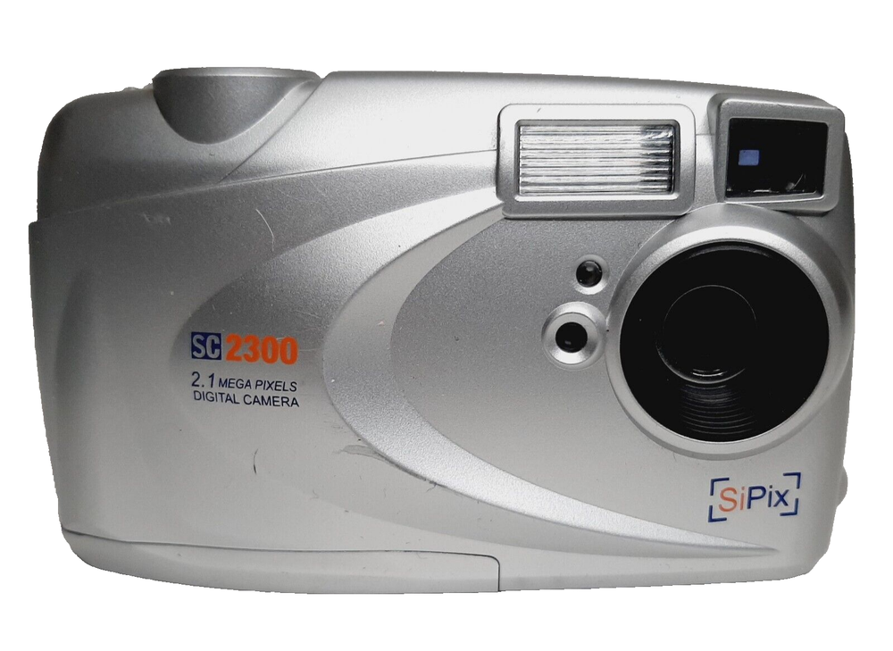 SiPix SC 2300 Deluxe 2.1 Megapixel Digital Camera Silver