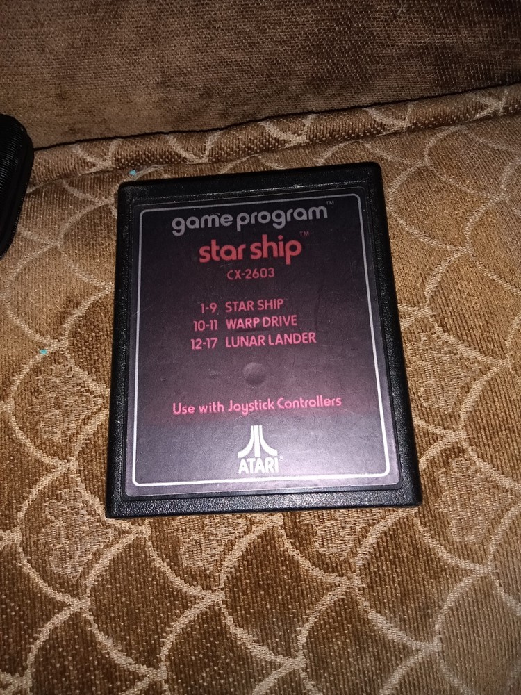 Atari Game Program Star Ship CX-2603 Cartridge Only