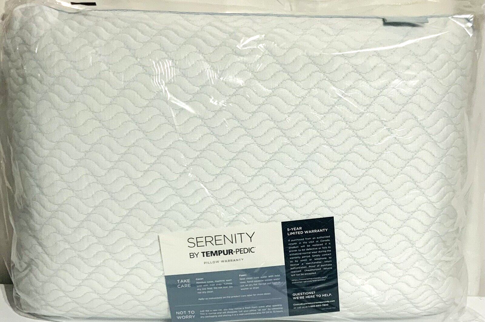 SERENITY MEMORY FOAM PILLOW BY TEMPUR-PEDIC STANDARD/QUEEN