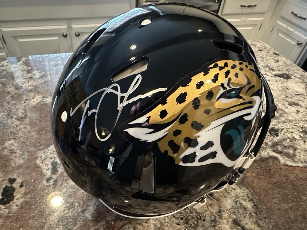 Trevor Lawrence Authentic Helmet and Jersey Autographed Jacksonville Jaguars