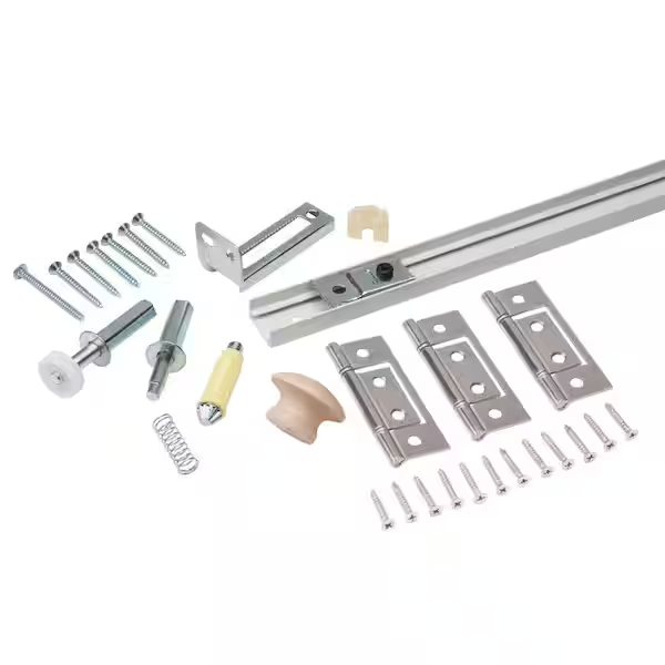 30-Inch Heavy Duty Bi-Fold Door Hardware Kit - Contractor Grade