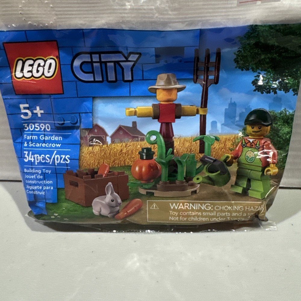 Lego City Farm Garden & Scarecrow 30590 Poly Bag Set New Factory Sealed 2022