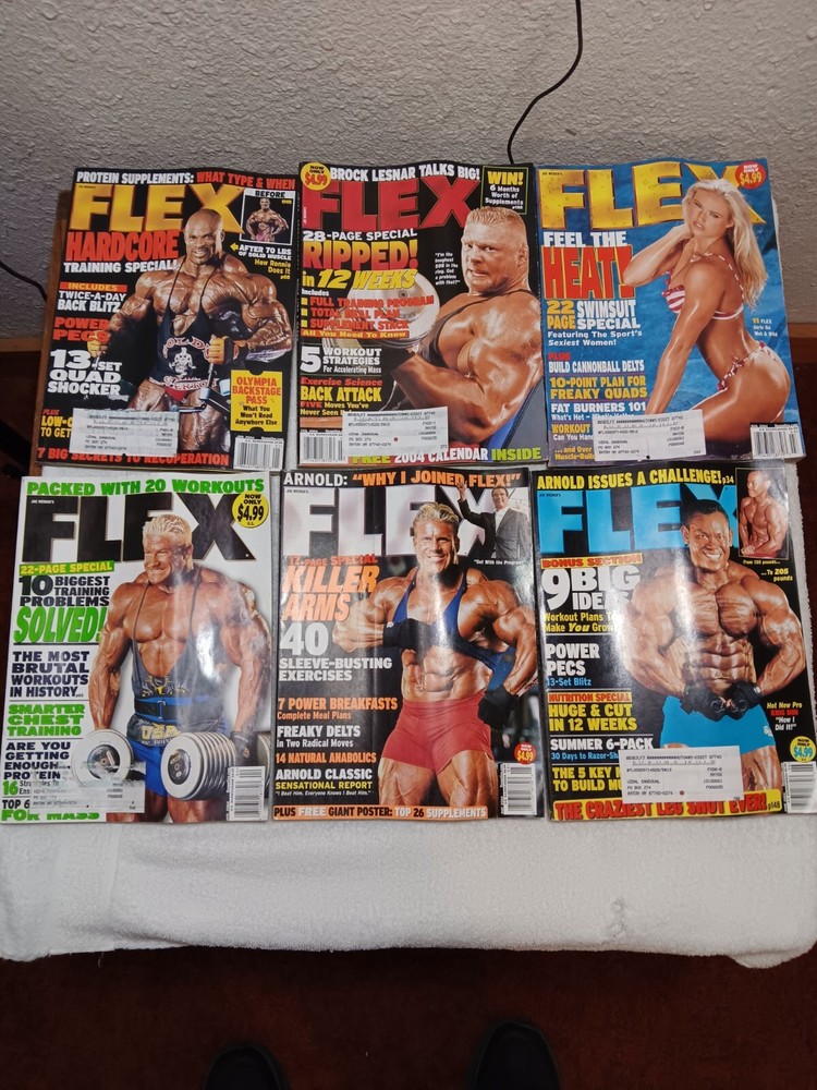 Flex Magazine COMPLETE 2004 SET Joe Weider’s All 12 From 2004